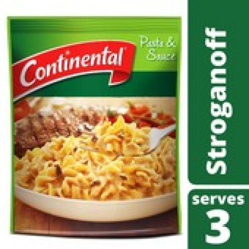 Continental Stroganoff Pasta & Sauce Serves 3 90g