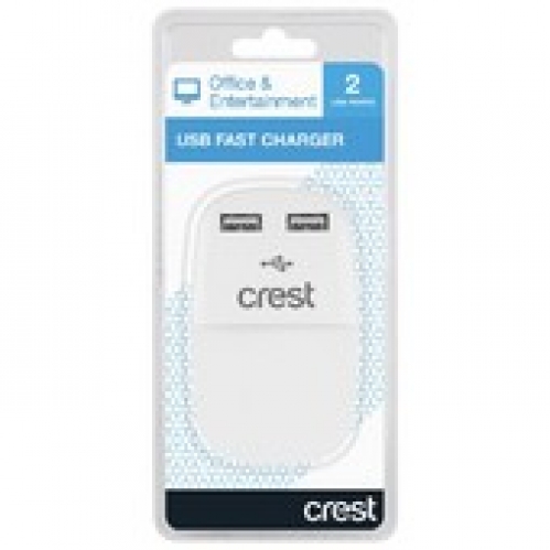Crest 2 Port USB Charger