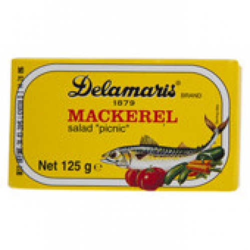Delamaris Salad Picnic Mackerel 125g