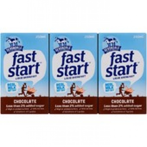 Devondale Fast Start Liquid Breakfast Chocolate 250mL 3 pack