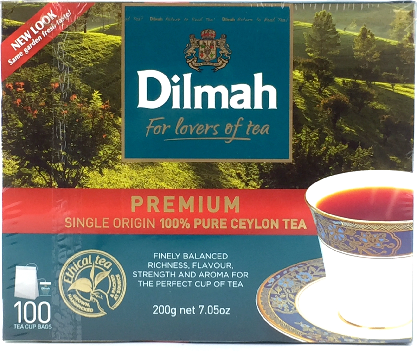 Dilmah Premium Tea Cup Tea Bags 100 pack 200g