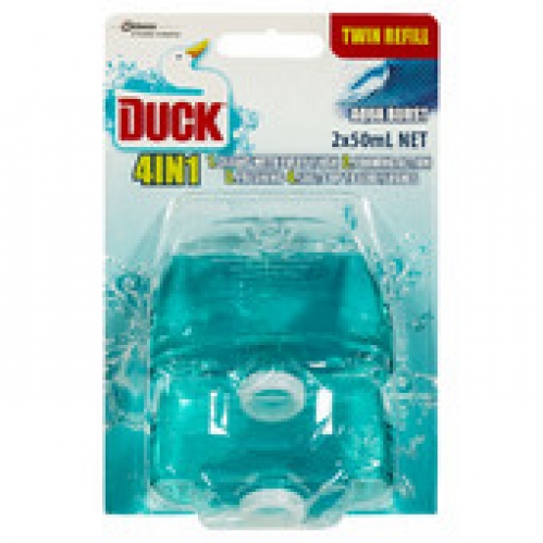 Duck Aqua Protection Plus Toilet Rim Block Refill 2 pack 100g