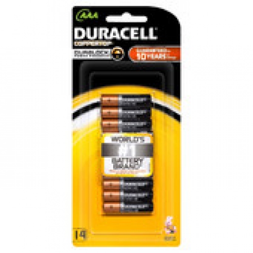 Duracell Coppertop Alkaline AAA Batteries 14 pack
