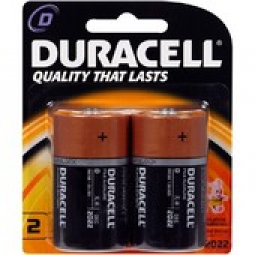 Duracell Coppertop Alkaline D Batteries 2 pack