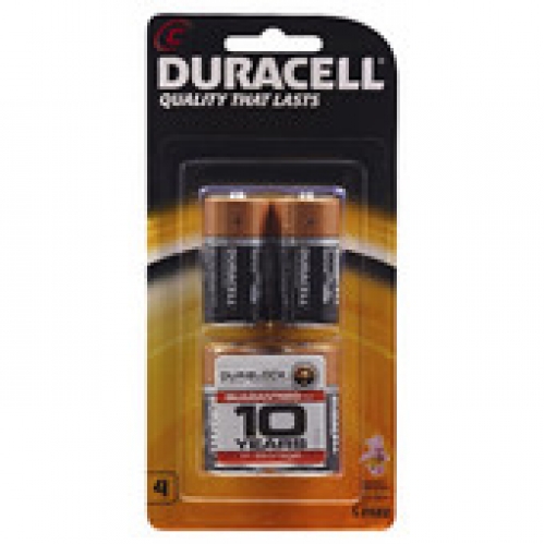 Duracell Coppertop C4 Batteries 4 pack