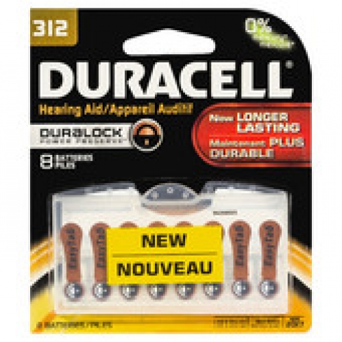 Duracell Hearing Aid S12 Batteries 8 pack