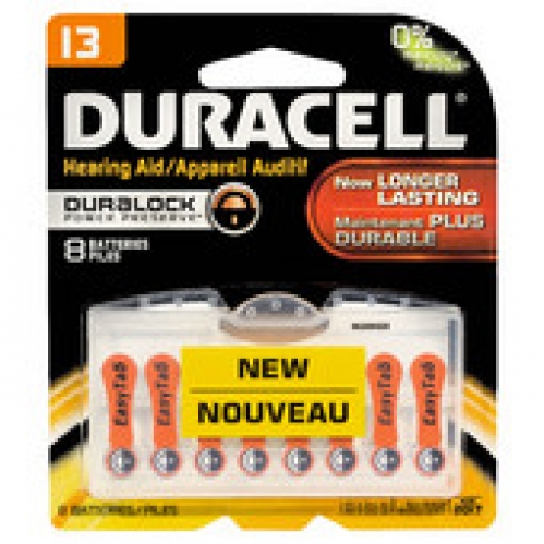 Duracell Hearing Aid S13 Batteries 8 pack