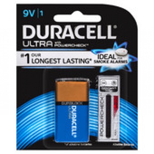 Duracell Ultra Alkaline 9V Batteries