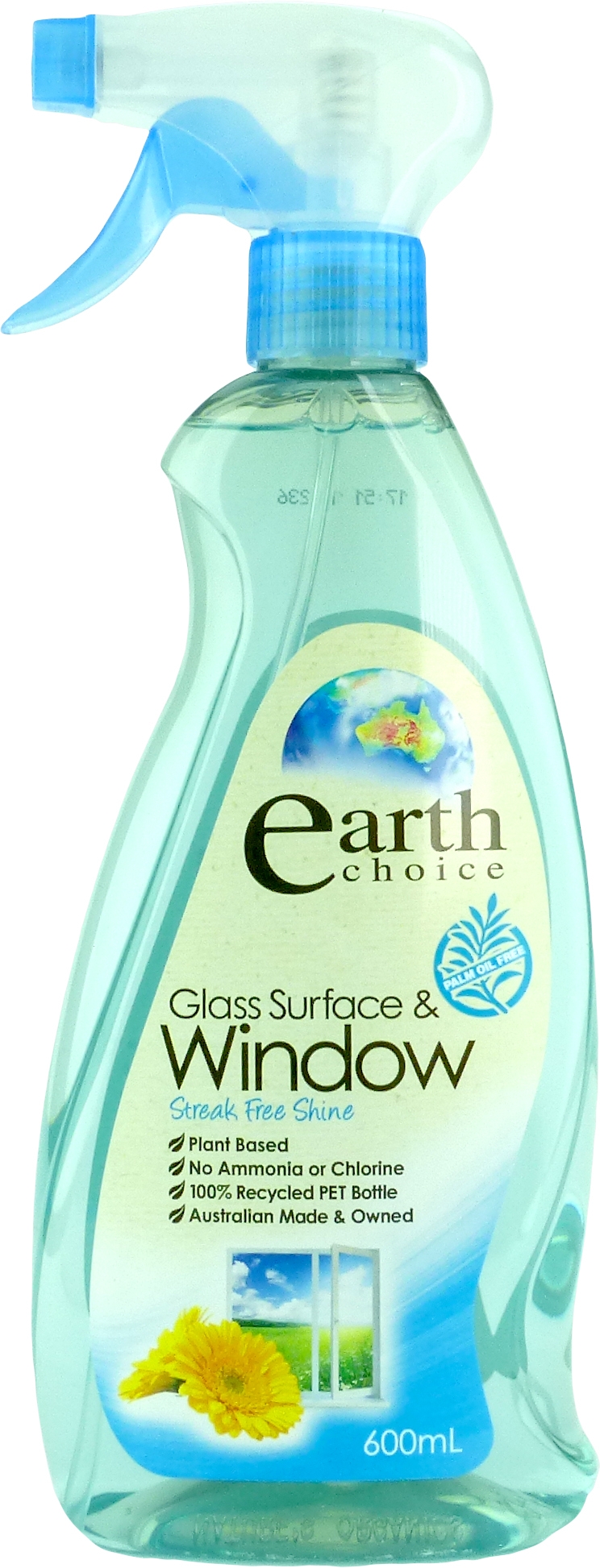 Earth Choice Window Cleaner Trigger Pack 600mL
