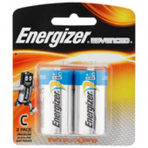 Energizer Advanced C Batteries 2 pack
