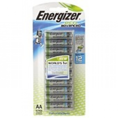 Energizer Eco Advanced AA Batteries 10 pack
