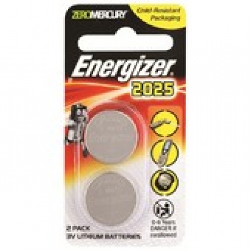 Energizer Lithium 2025 BP2 Batteries 2 pack