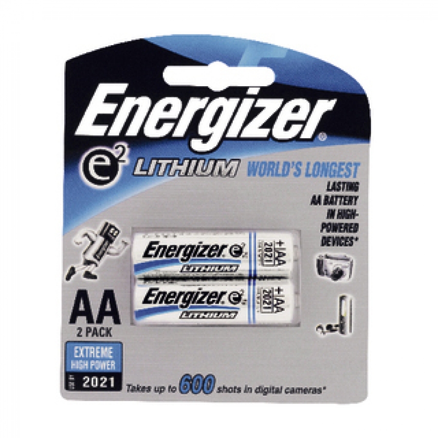 Energizer Lithium E2 AA 2 pack