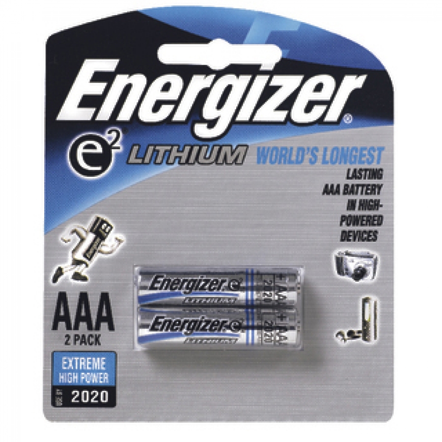 Energizer Lithium E2 AAA 2 pack
