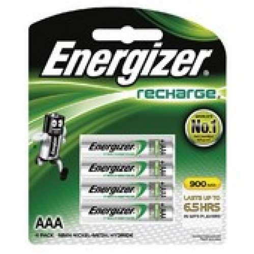 Energizer Rechargeable AAA Batteries 4 pack