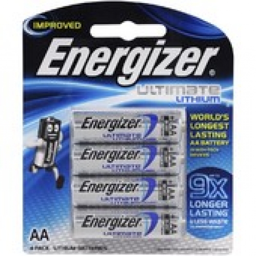 Energizer Ultimate Lithium AA Batteries 4 pack