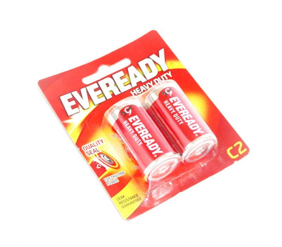 Eveready Red Heavy Duty C 2 pack