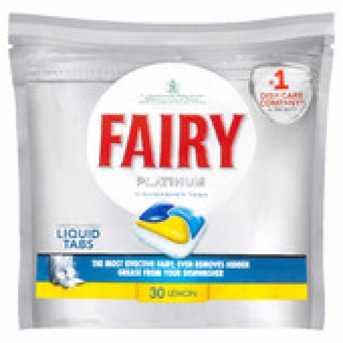 Fairy Platinum Lemon Dishwasher Tablets 30 pack