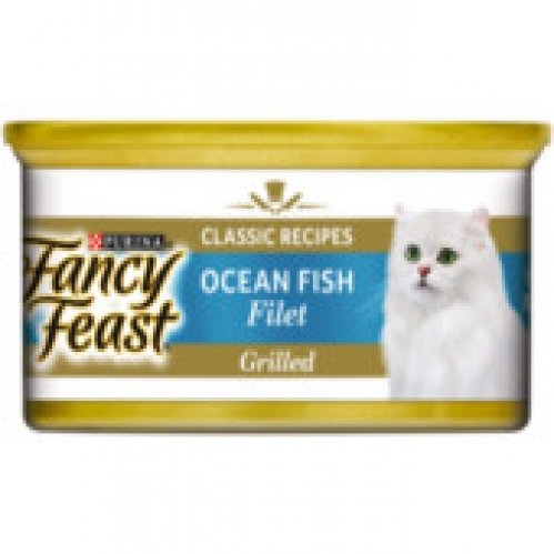 Fancy Feast Classic Ocean Fish Filet Canned Cat Food 85g