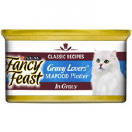 Fancy Feast Classic Seafood Platter in Gravy Canned Cat Food 85g