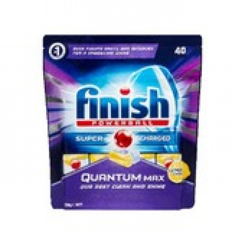 Finish Quantum Lemon Dishwasher Tablets 40 pack