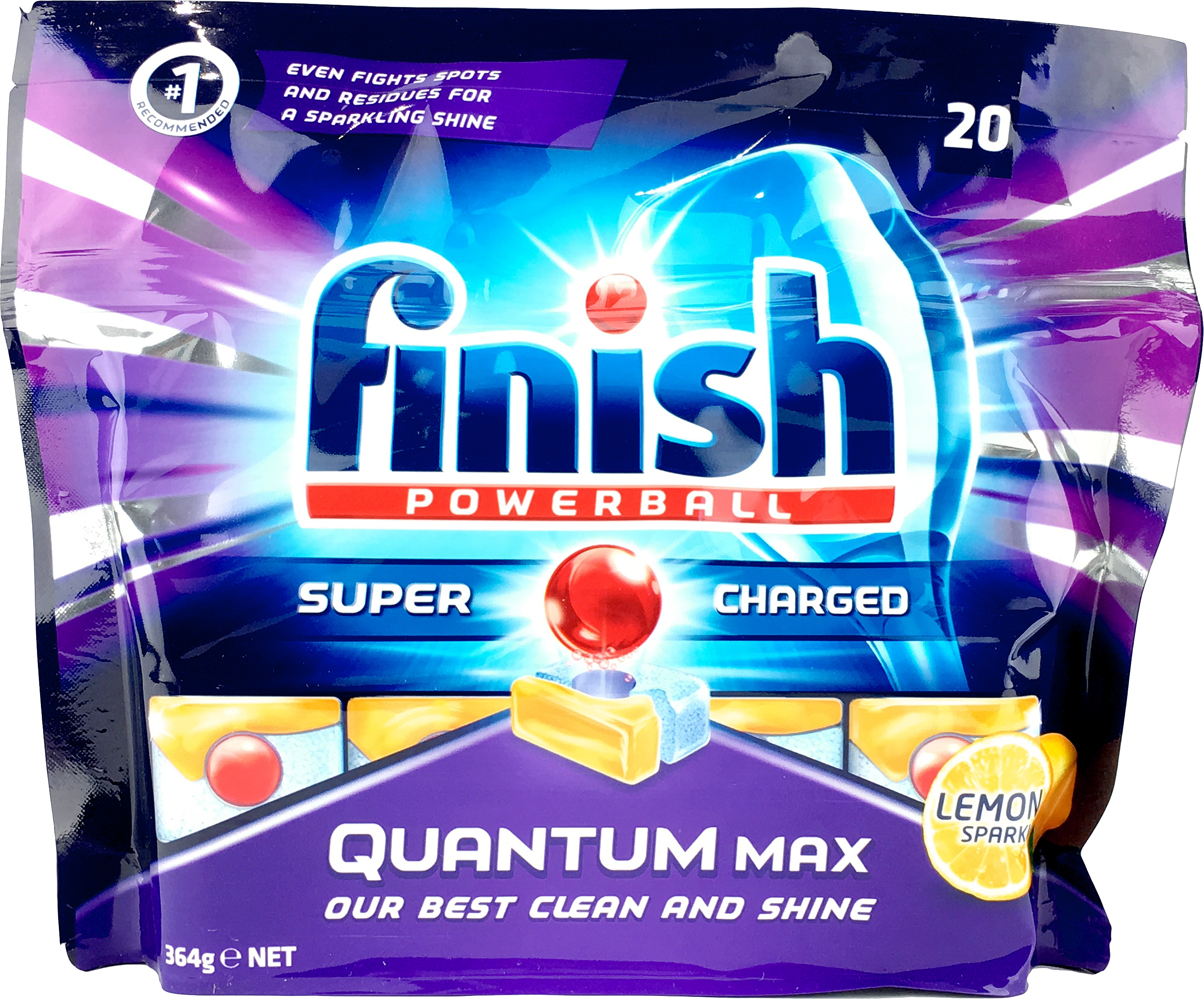 Finish Quantum Lemon Dishwashing Tablets 20 pack