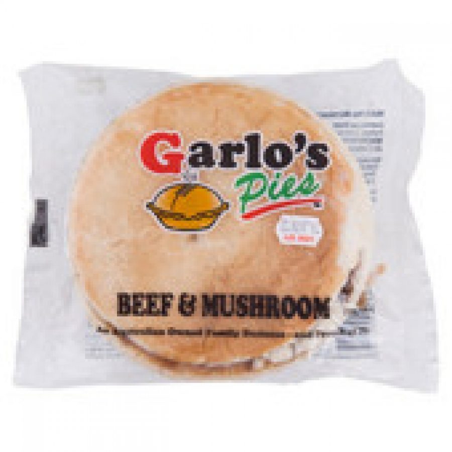 Garlos Beef & Mushroom Pie 220g