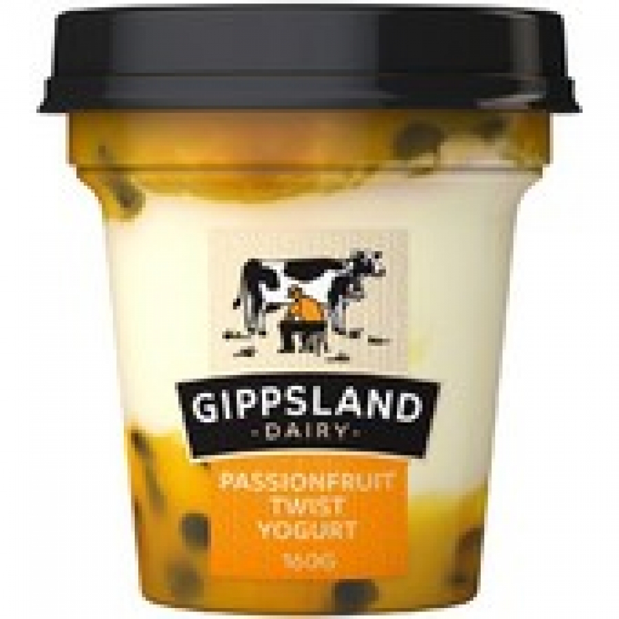 Gippsland Passionfruit Twist Yoghurt 160g