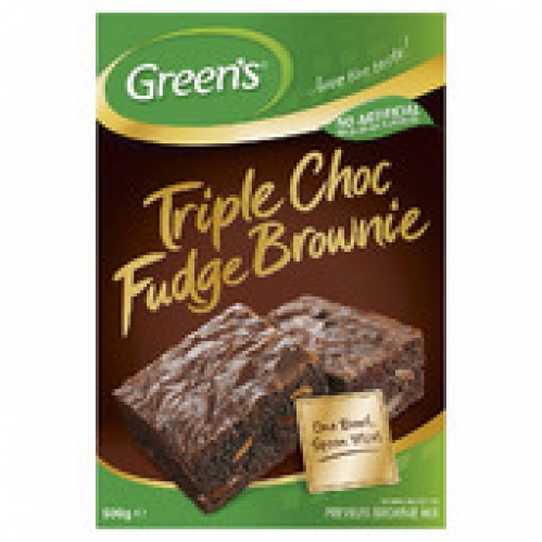 Green's Brownie Mix Triple Choc 500g
