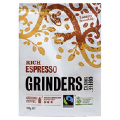 Grinders Ground Espresso Coffee 200g