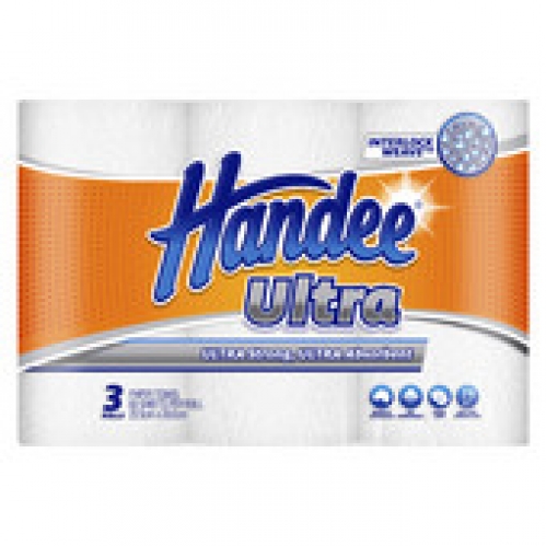 Handee Ultra White Paper Towels 3 pack