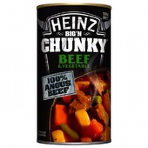 Heinz Big N Chunky Beef & Vegetable Soup Can 535g