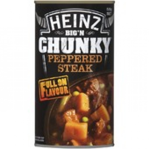 Heinz Big N Chunky Steak & Pepper Soup Can 535g