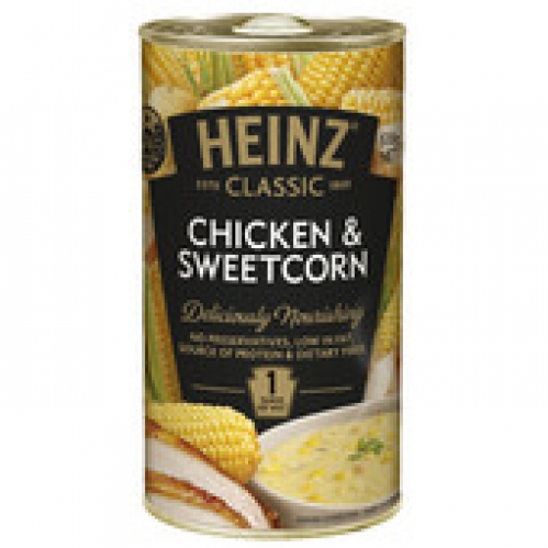 Heinz Classic Chicken & Sweet Corn Soup Can 535g