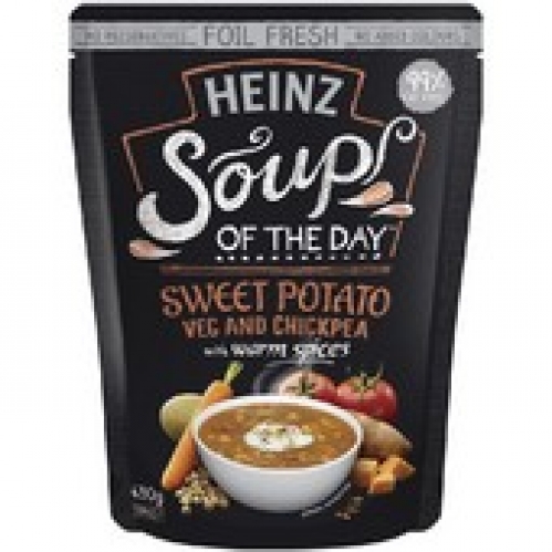 Heinz Soup Of The Day Sweet Potato Veg & Chickpea Soup Pouch 430g