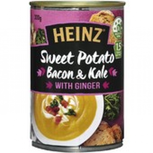 Heinz Sweet Potato Bacon & Kale Canned Soup with Ginger 300g