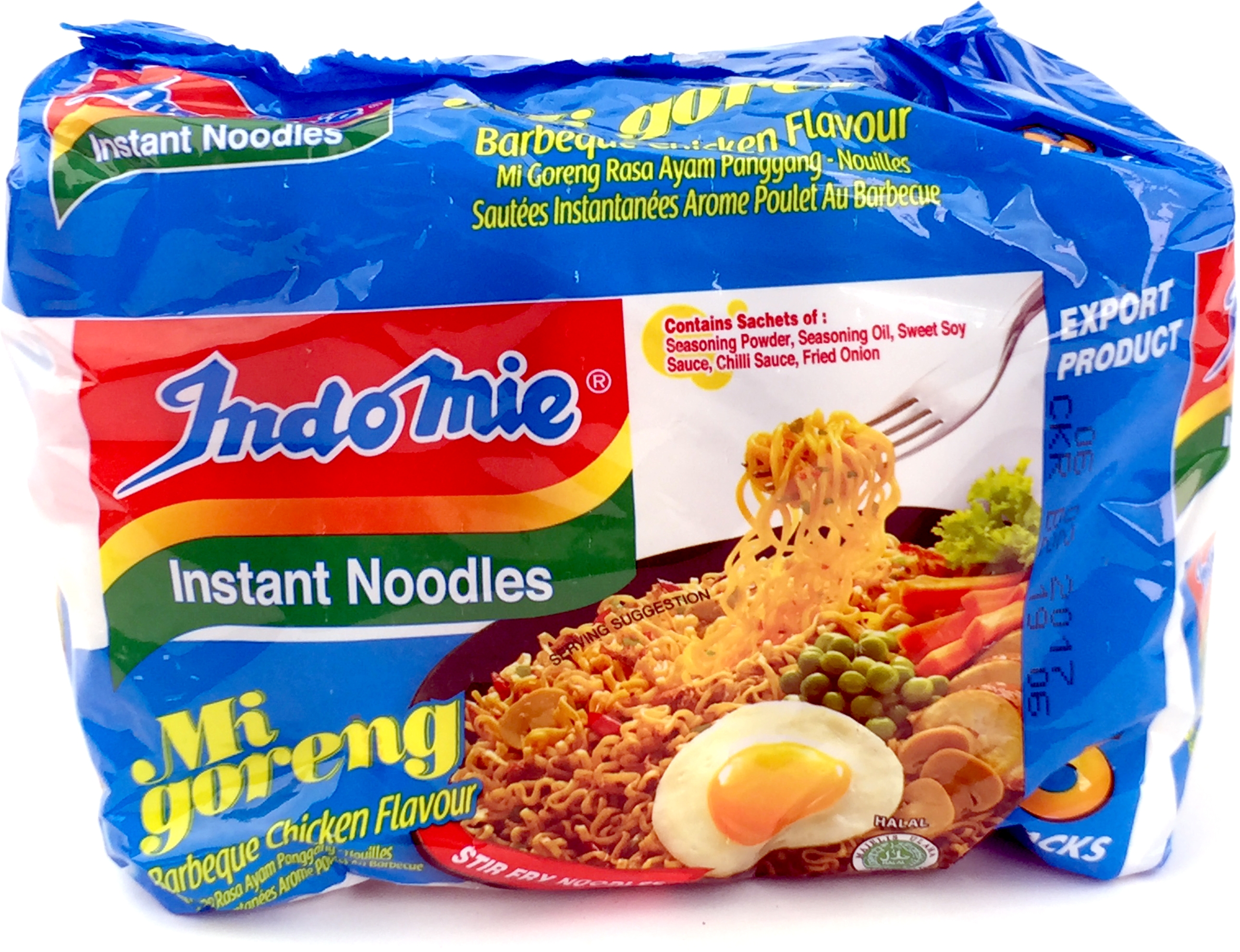 Indomie Fried BBQ Chicken Instant Noodles 5 Pack 85g
