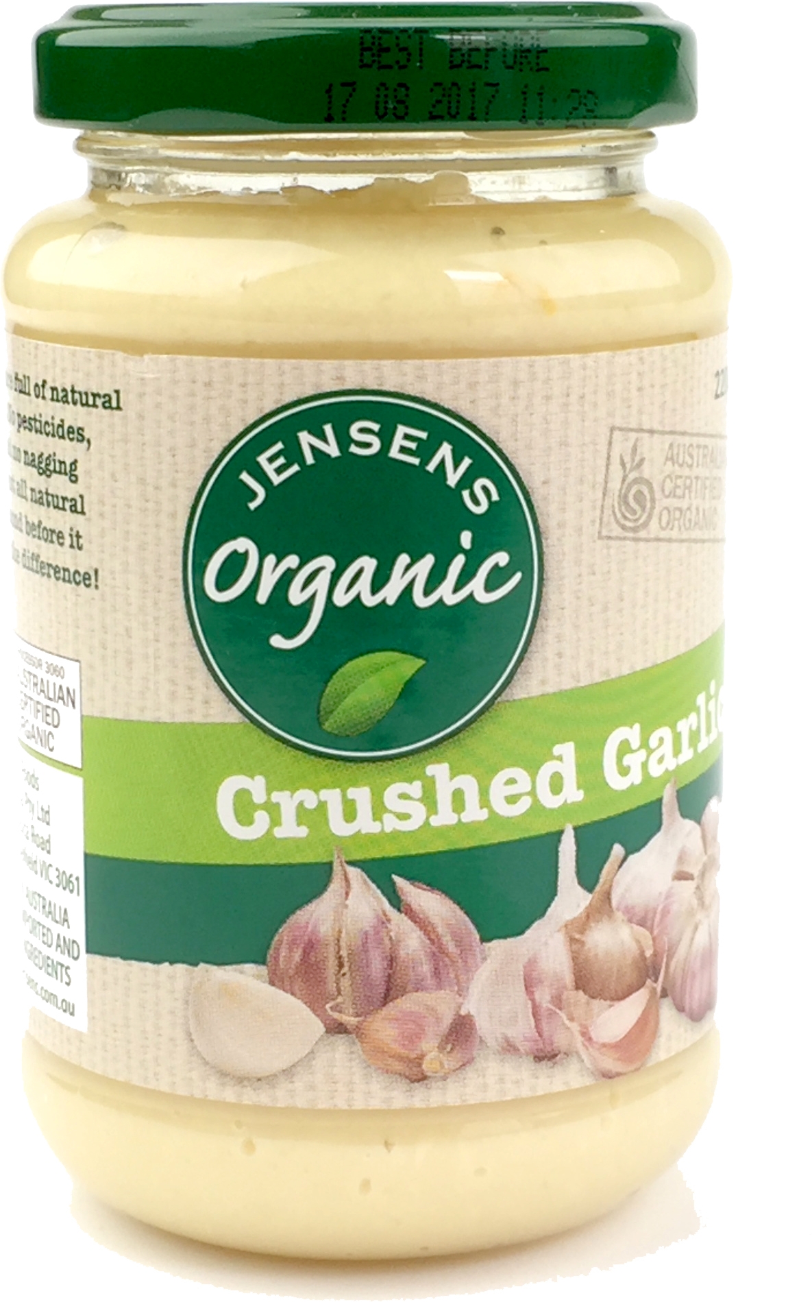 Jensens Choice Crushed Garlic 220g