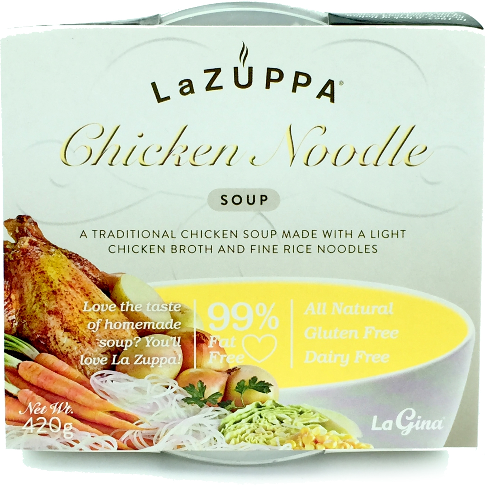 La Zuppa Chicken Noodle Microwave Soup Bowl 420g