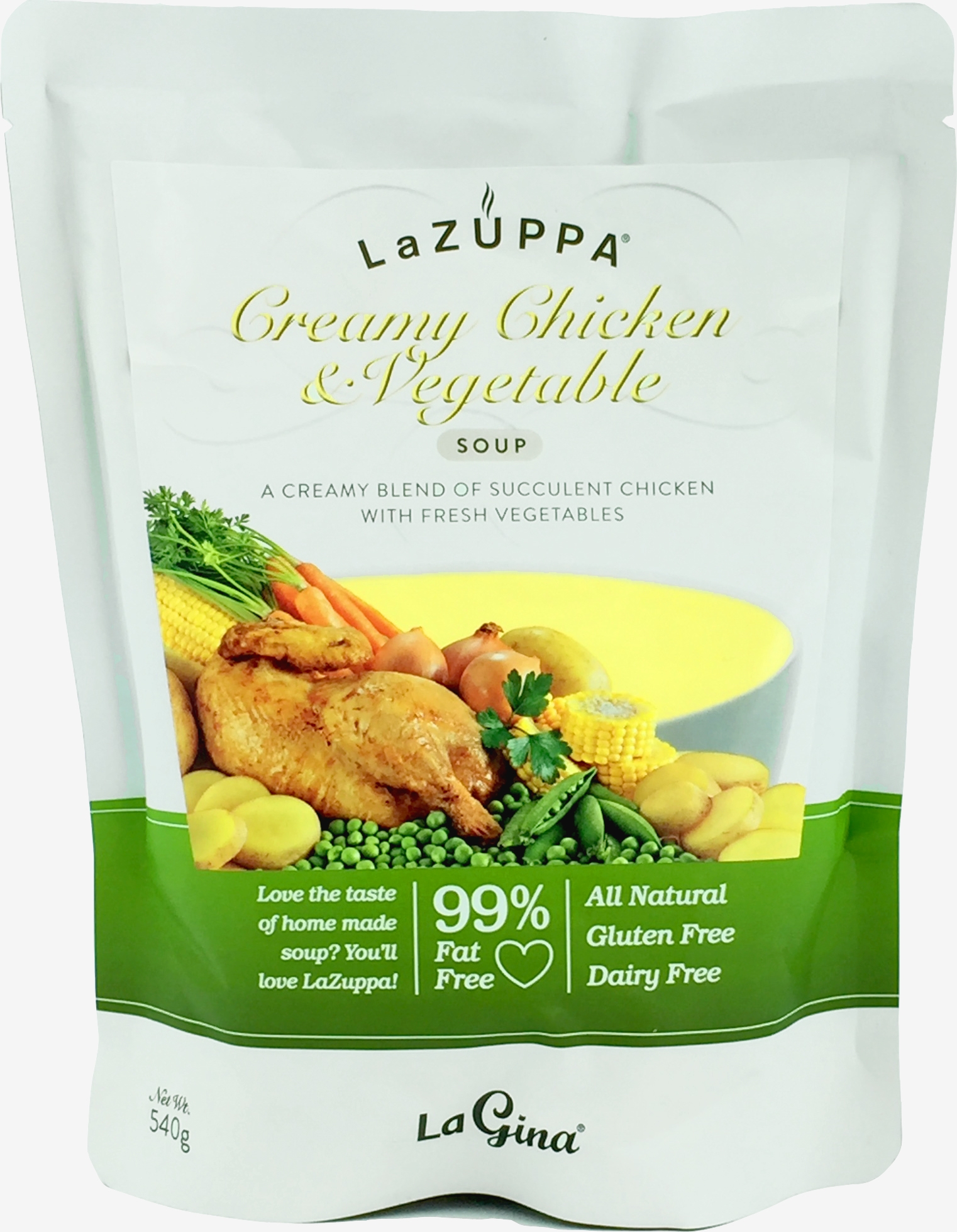 La Zuppa Creamy Chicken & Vegetable Soup Pouch 540g