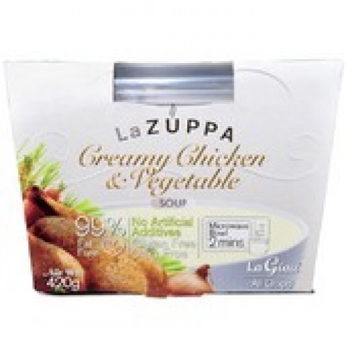 La Zuppa Creamy Chicken & Vegetable Soup Bowl 420g
