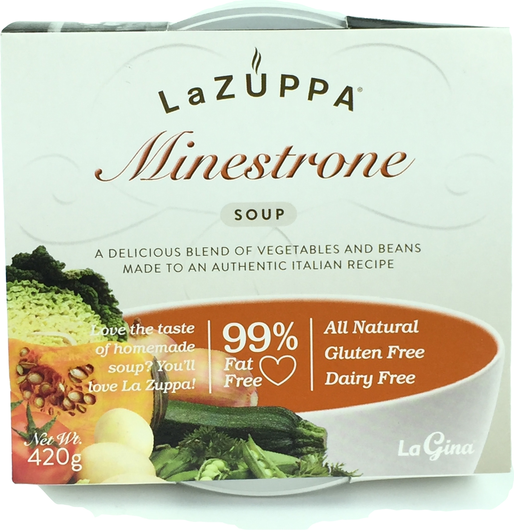 La Zuppa Minestrone Microwavable Soup Bowl 420g