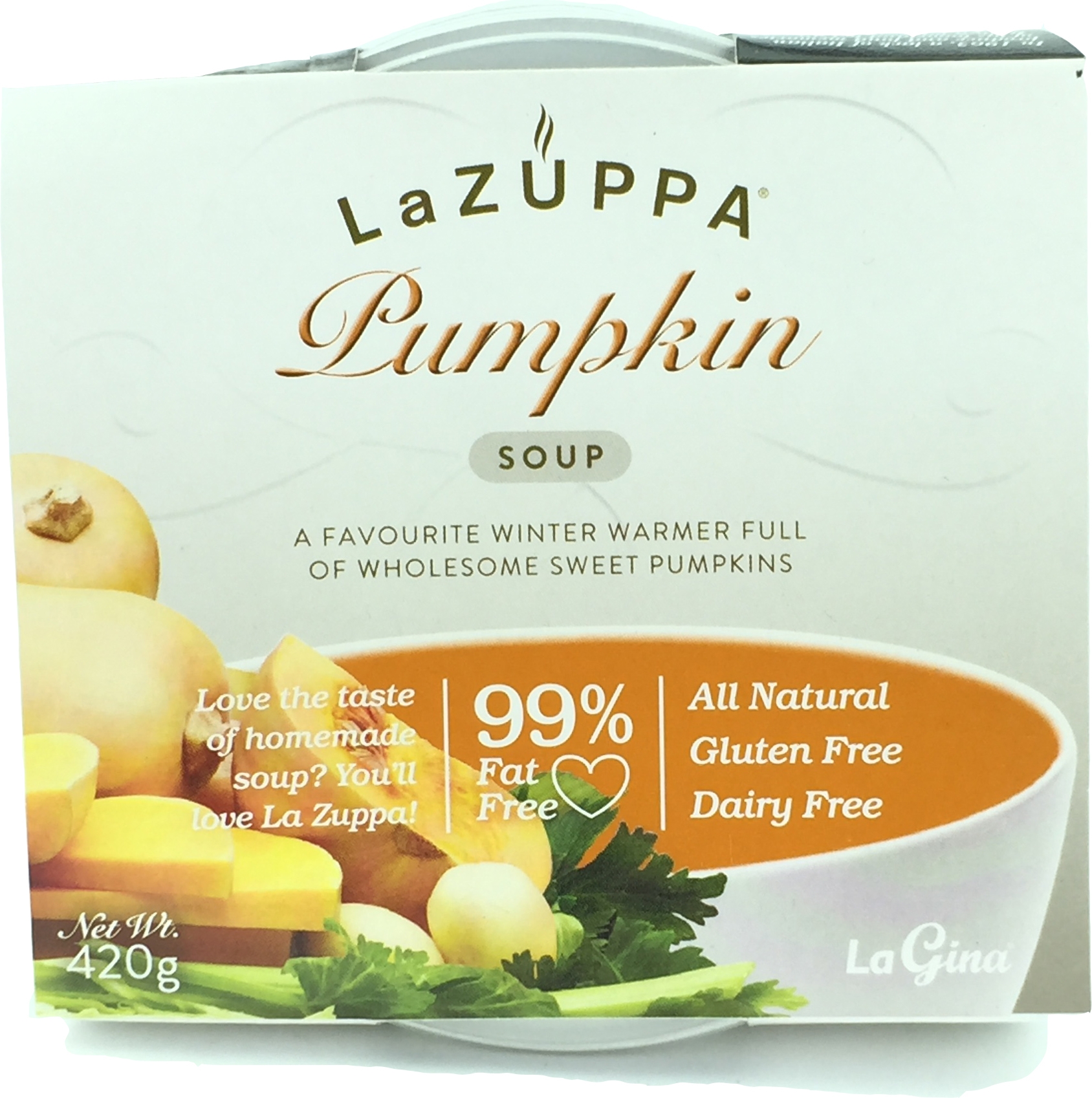 La Zuppa Pumpkin Microwavable Soup Bowl 420g