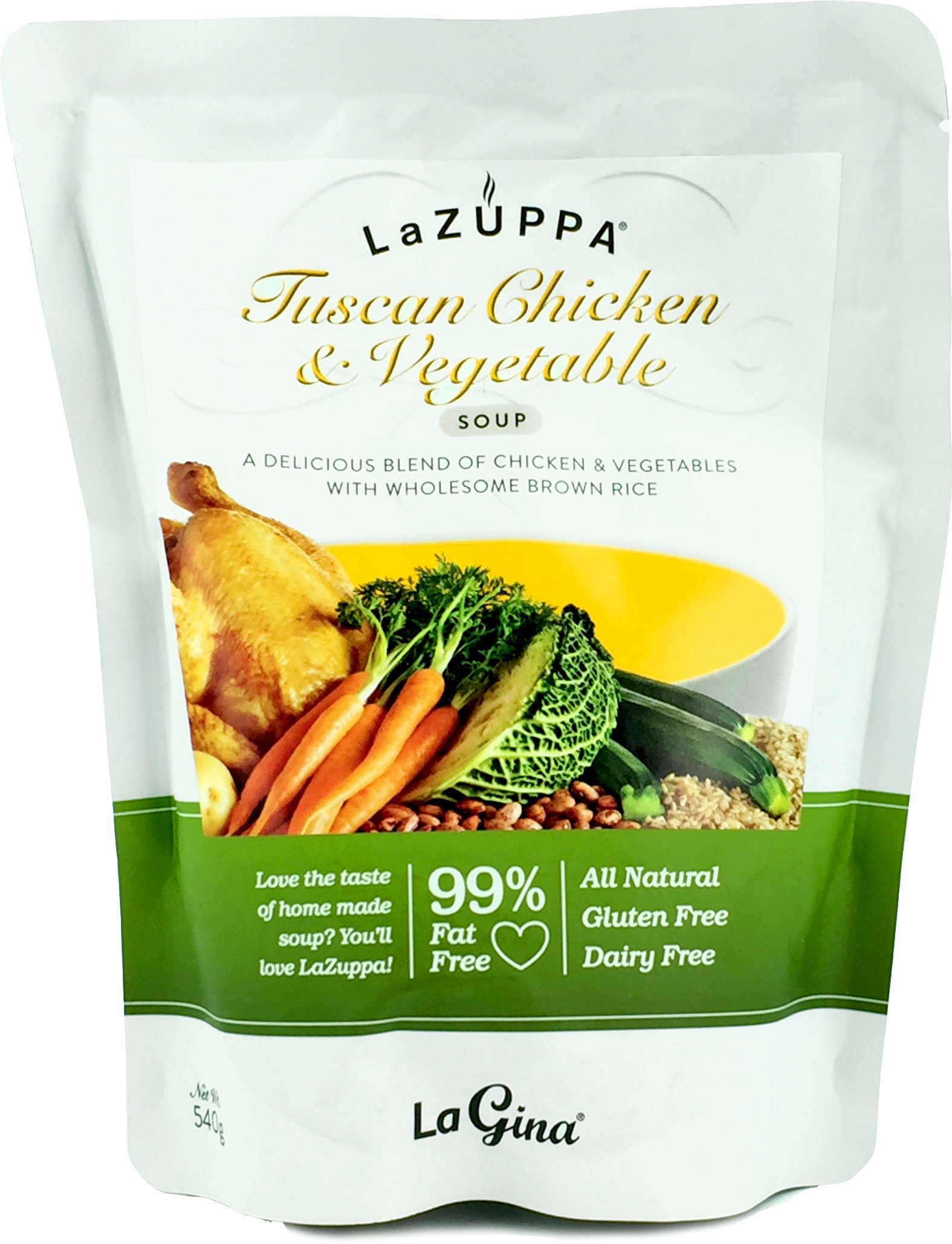 La Zuppa Tuscan Chicken & Vegetables With Rice Soup Pouch 540g