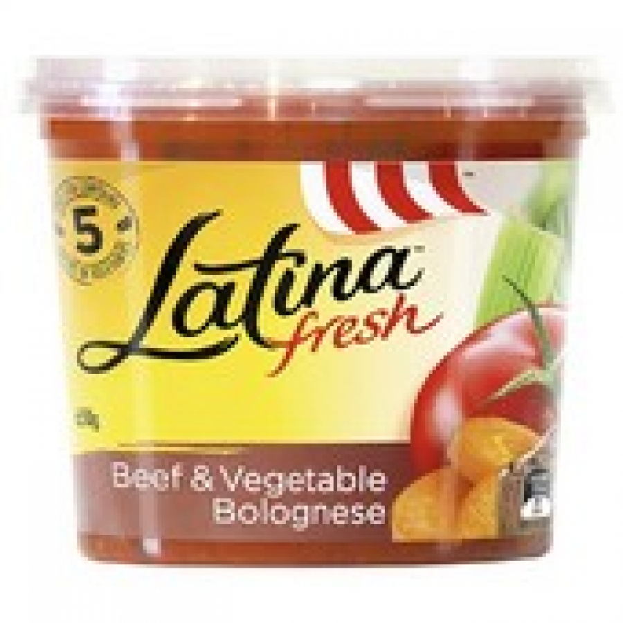 Latina Beef & Vegetable Bolognese Pasta Sauce 650g