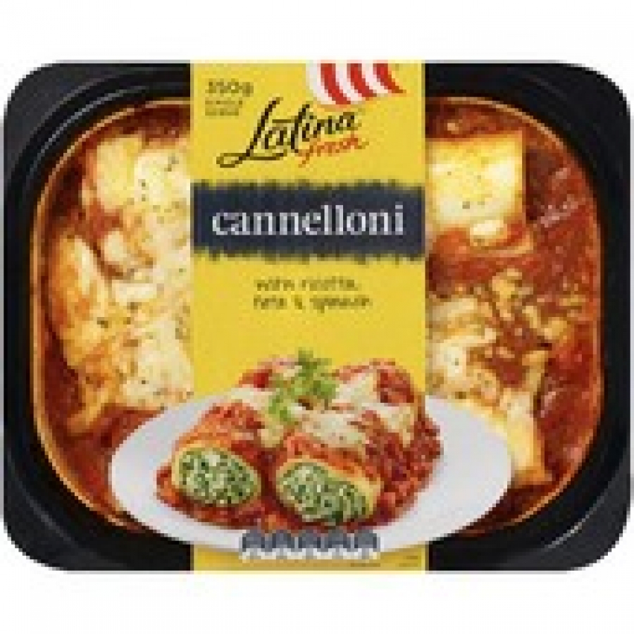 Latina Cannelloni with Ricotta & Spinach 350g