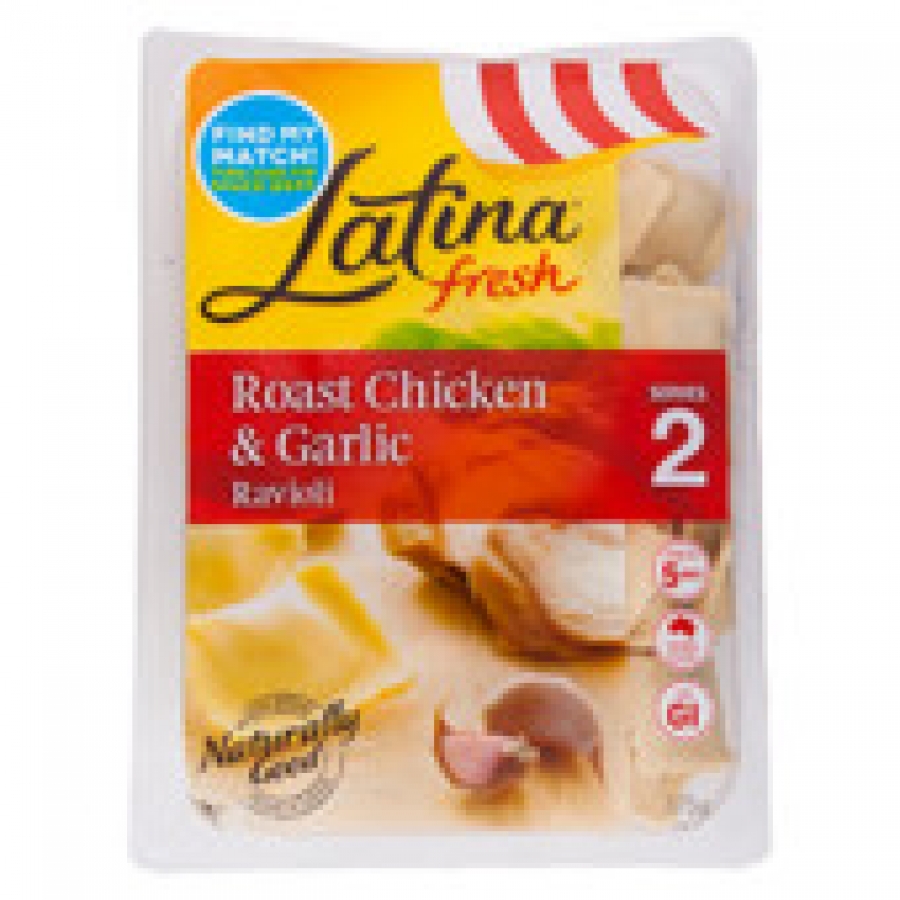 Latina Roast Chicken & Garlic Ravioli 375g