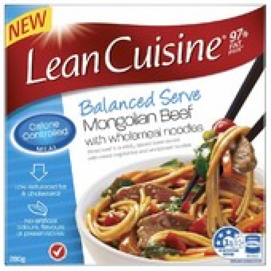 Lean Cuisine Balanced Serve Mongolian Beef with Wholemeal Noodles Frozen Meal 280g