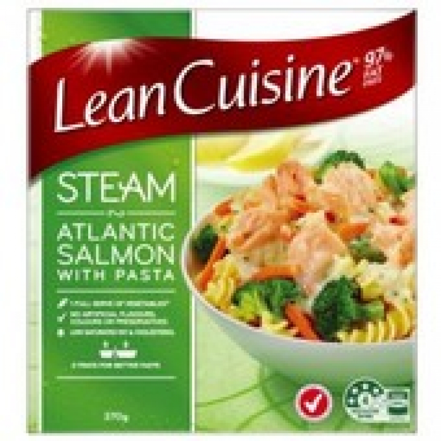 Lean Cuisine Steam Meals Atlantic Salmon with Pasta Frozen Meal 370g