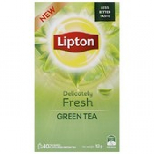 Lipton Fresh Green Tea Bags 40 pack 52g